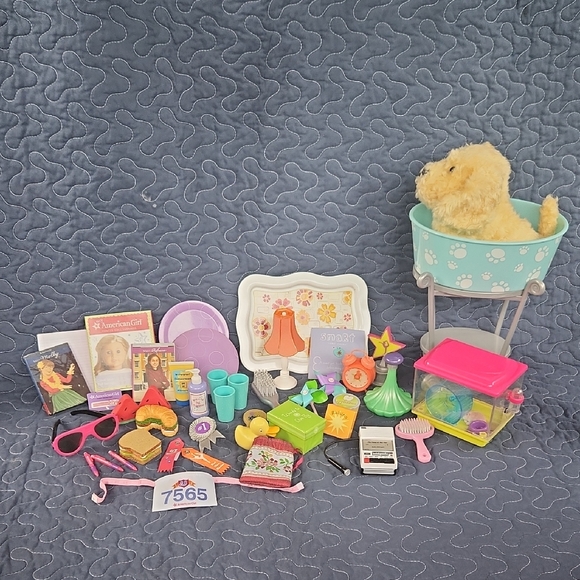American Girl Dog, Hamster And Lots Of Accessories